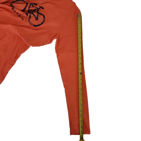 LIFE IS GOOD Freedom Bicycle Graphic Long Sleeve Tee orange xs - Picture 8 of 11